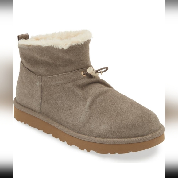 UGG Shoes - New UGG CLASSIC MINI TOGGLER Smoke Plum WOOL BOOTS WOMEN SIZE US 8 EU 39
